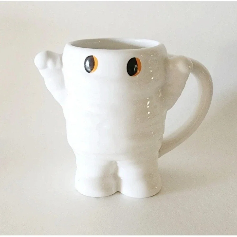 Target Hyde & Eek Halloween Mummy Stoneware Ceramic Figural 12oz Coffee Mug New‎